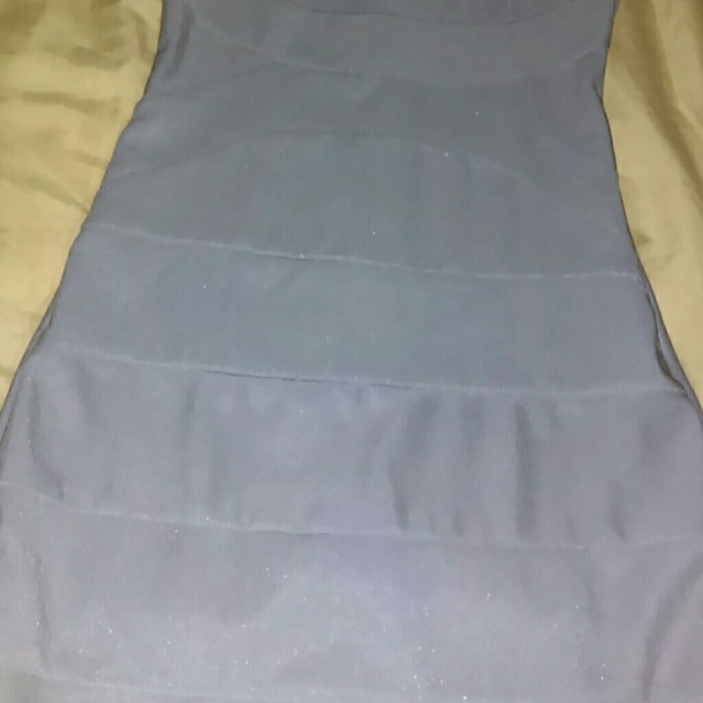 Ruby Rox Light Gray Dress - Picture 2 of 4